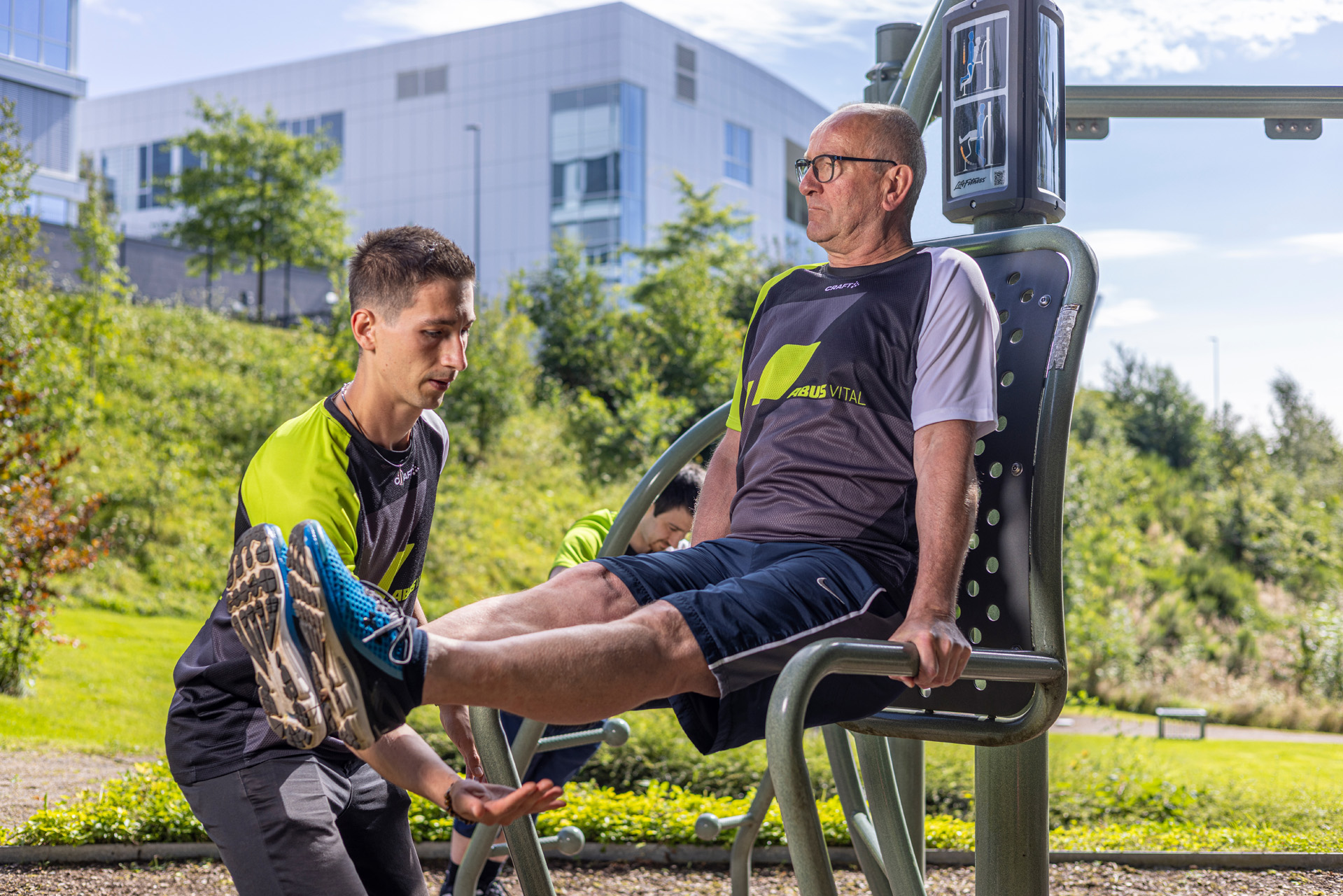 Fitnesstraining im Vitalgarten